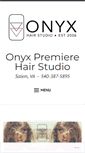 Mobile Screenshot of onyxhairstudio.com