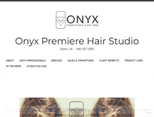 Tablet Screenshot of onyxhairstudio.com
